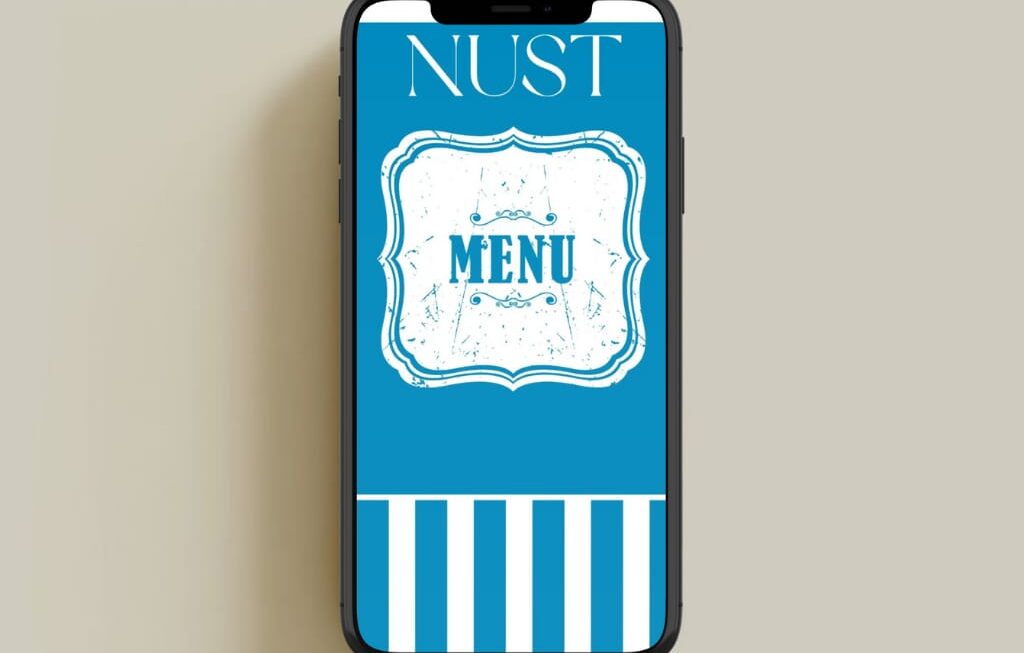Haus of Leen designed a clean and structured menu for NUST University, combining modern aesthetics with practical usability to enhance the student and visitor experience.
